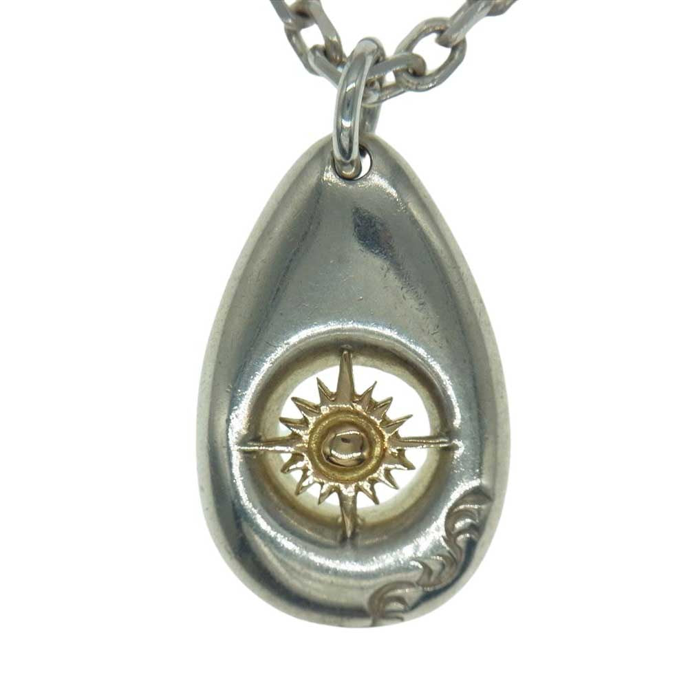 ARIZONA FREEDOM アリゾナフリーダム K18 太陽神 ドロップ ペンダントトップ  ネックレス シルバー系 ゴールド系【中古】