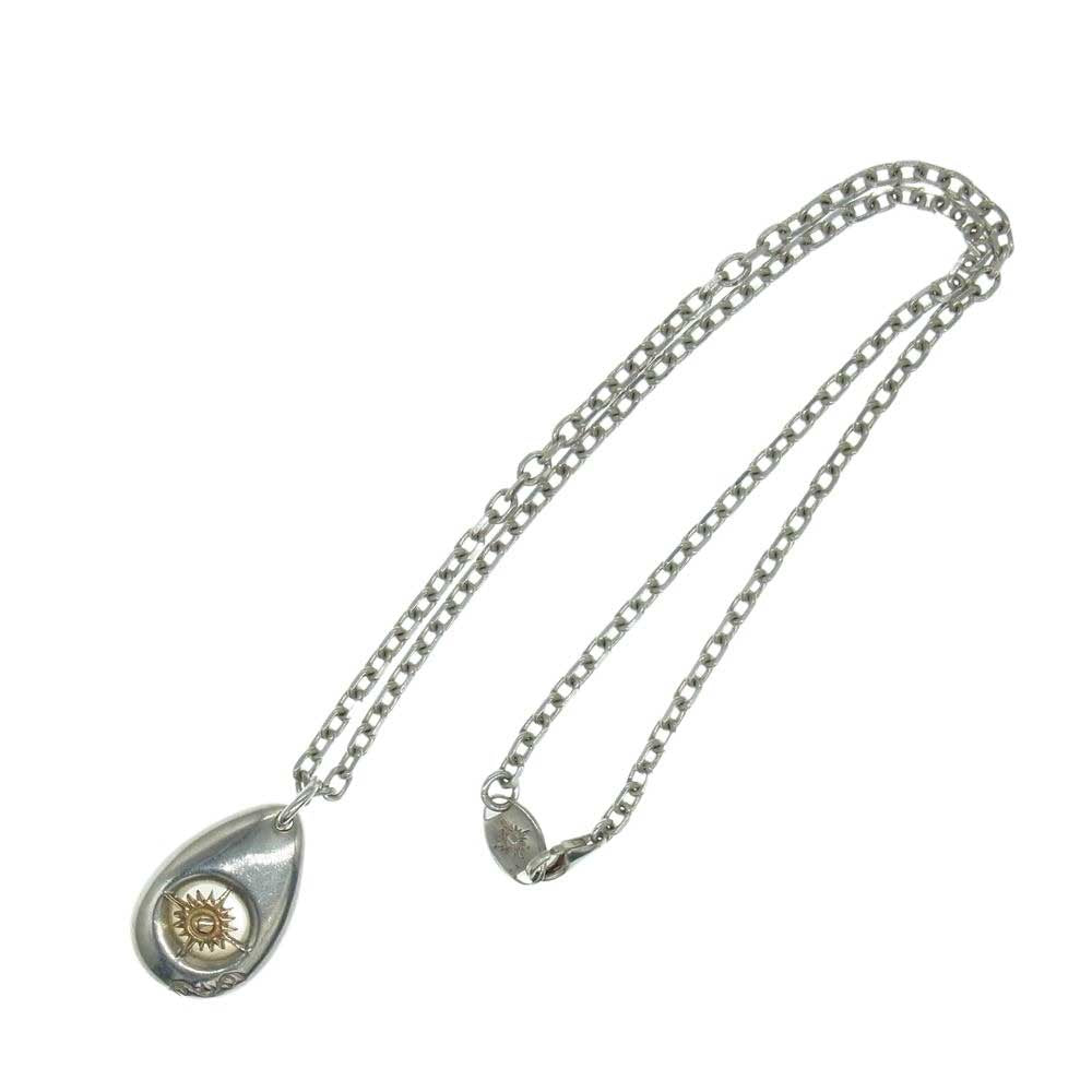 ARIZONA FREEDOM アリゾナフリーダム K18 太陽神 ドロップ ペンダントトップ  ネックレス シルバー系 ゴールド系【中古】