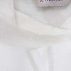 MONCLER モンクレール × Fragment FRGMT フラグメント ロゴ プルオーバー パーカー ホワイト系 M【中古】