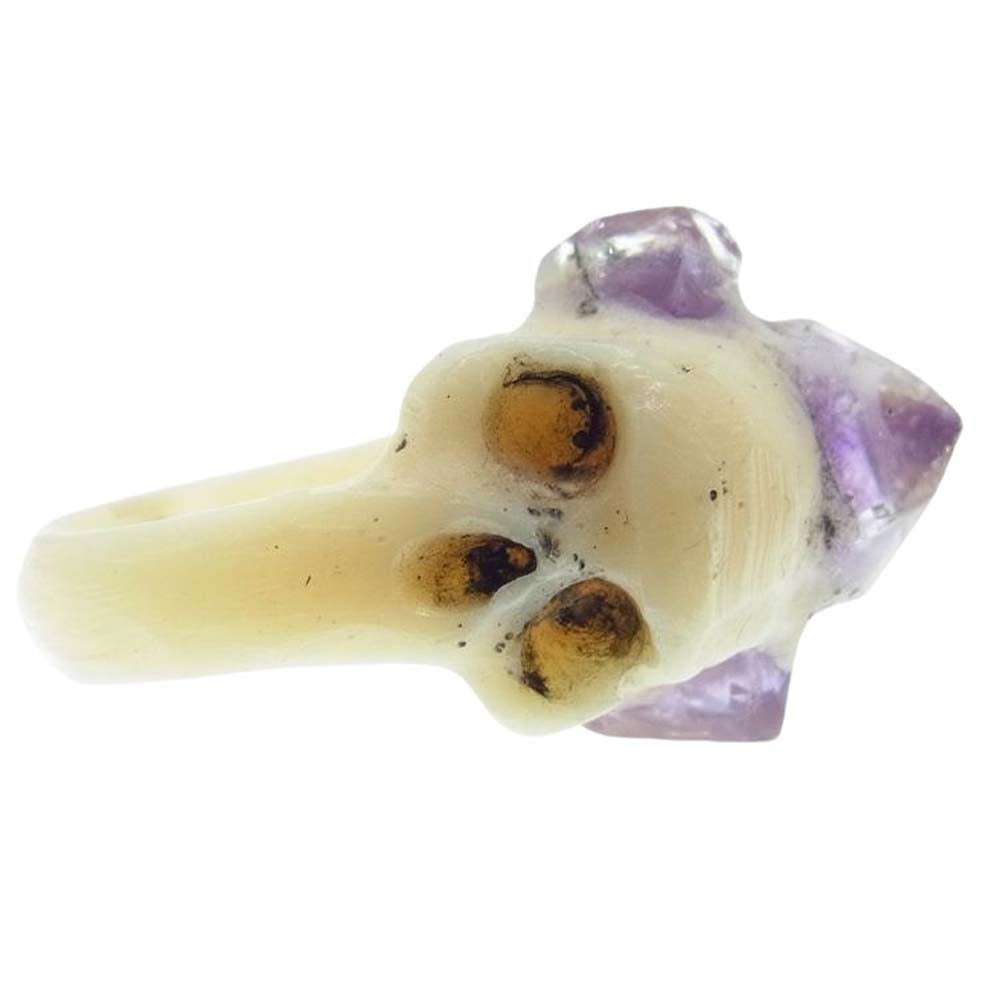 マカブル ガジェット MGR015 バイフェイシャルスカルリング 12号【新古品】【未使用】【中古】