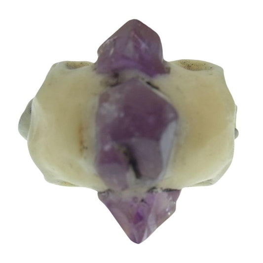 マカブル ガジェット MGR015 バイフェイシャルスカルリング 18号【新古品】【未使用】【中古】