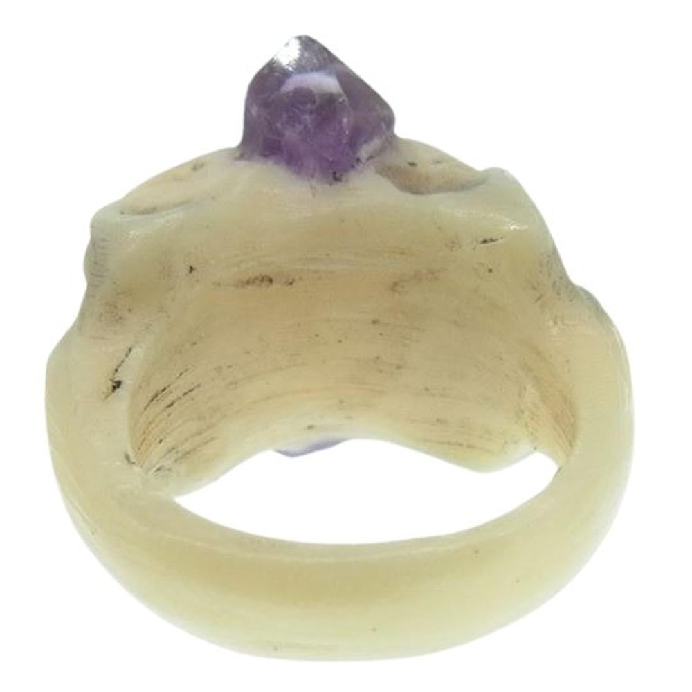 マカブル ガジェット MGR015 バイフェイシャルスカルリング 18号【新古品】【未使用】【中古】