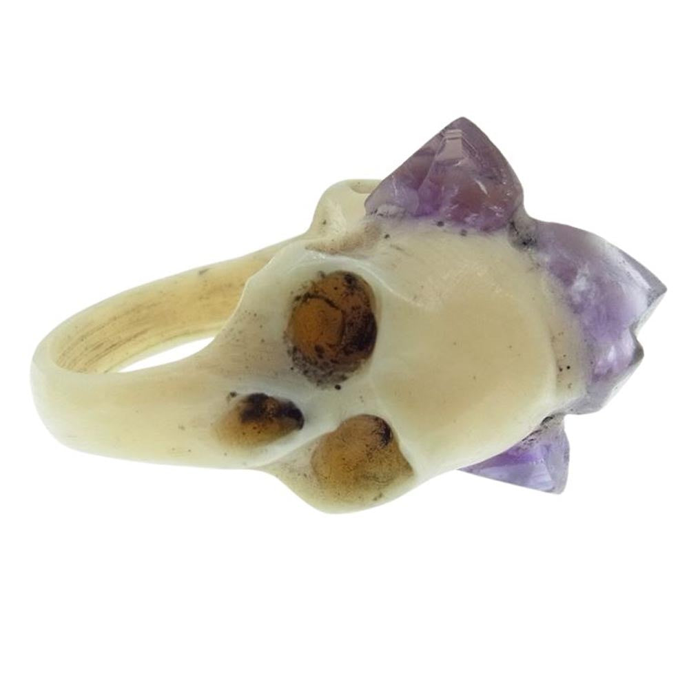 マカブル ガジェット MGR015 バイフェイシャルスカルリング 18号【新古品】【未使用】【中古】