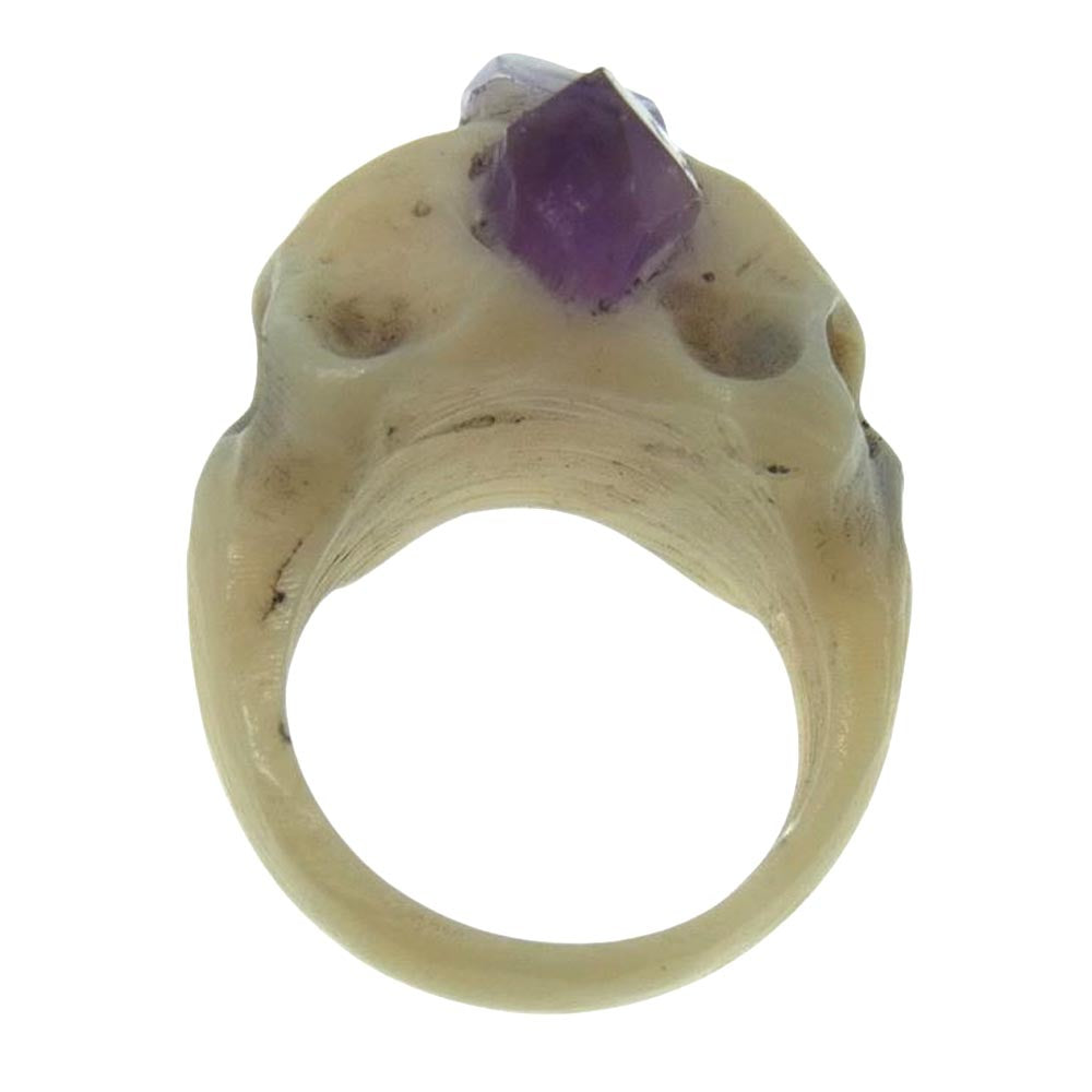 マカブル ガジェット MGR015 バイフェイシャルスカルリング 18号【新古品】【未使用】【中古】