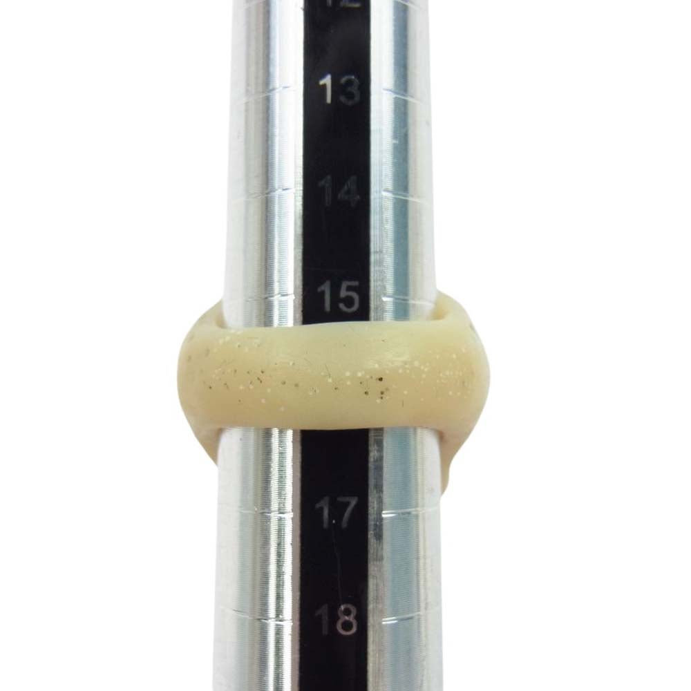 マカブル ガジェット MGR019-Ct スカルリング シトリン グロー ベージュ系 オレンジ系 16号【新古品】【未使用】【中古】