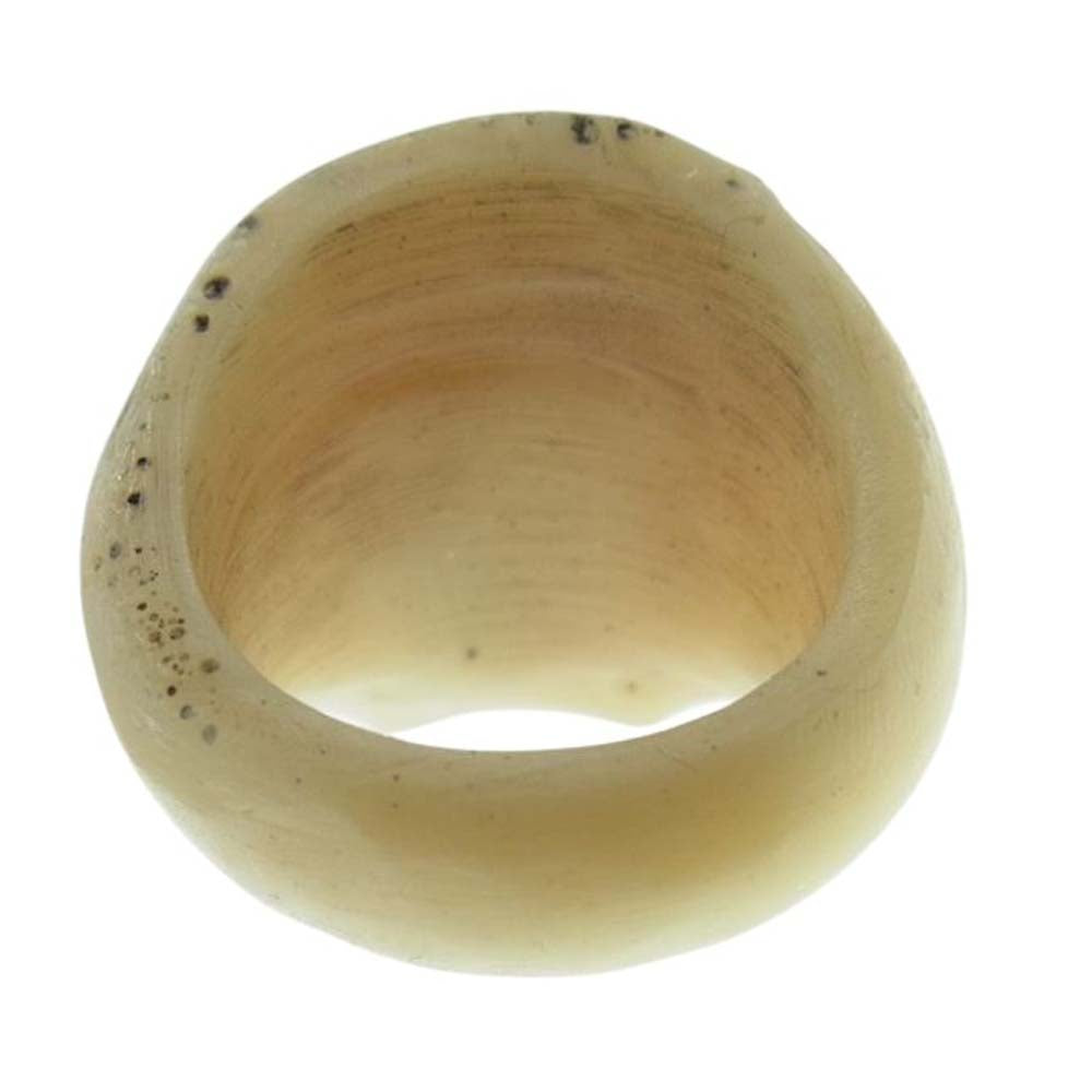 マカブル ガジェット MGR019-A スカルリング アメジスト グロー ベージュ系 パープル系 14号【新古品】【未使用】【中古】