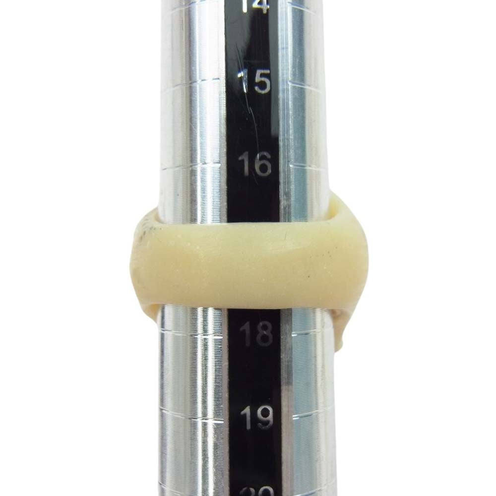 マカブル ガジェット MGR019-Ct スカルリング シトリン グロー ベージュ系 オレンジ系 17.5号【新古品】【未使用】【中古】