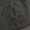 CHROME HEARTS クロムハーツ（原本無） ホースシュー CHプラス 刺繍 ワッフル サーマル ビーニー ニットキャップ グレー系 チャコール系【中古】