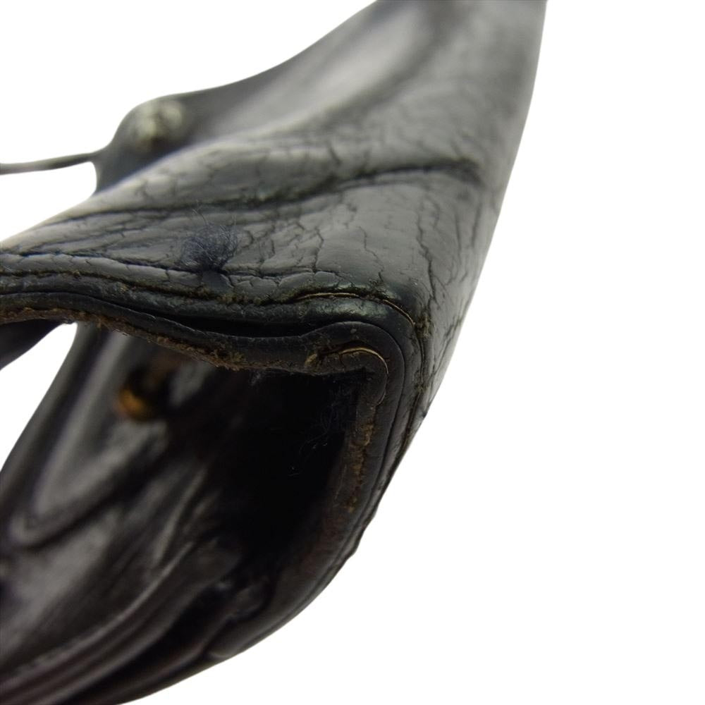 CHROME HEARTS クロムハーツ（原本無） 2ZIP 2ジップ クロスボールボタン ウォレット 二つ折り 財布【中古】