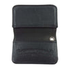 CHROME HEARTS クロムハーツ（原本無） 2ポケット レザー カードケース ブラック系【中古】
