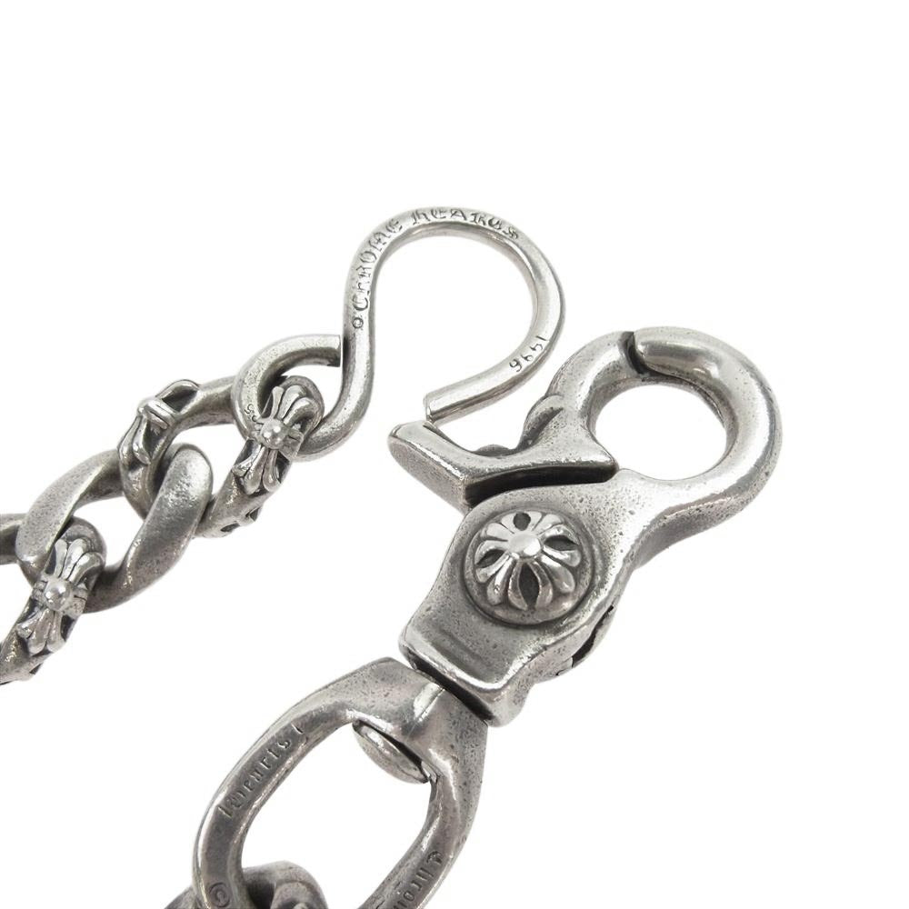 CHROME HEARTS クロムハーツ（原本無） gallerly ギャラリー 購入時証明書付き FANCY SHORT-1 オールド 1クリップ ショート ファンシー ウォレットチェーン 188.12【中古】