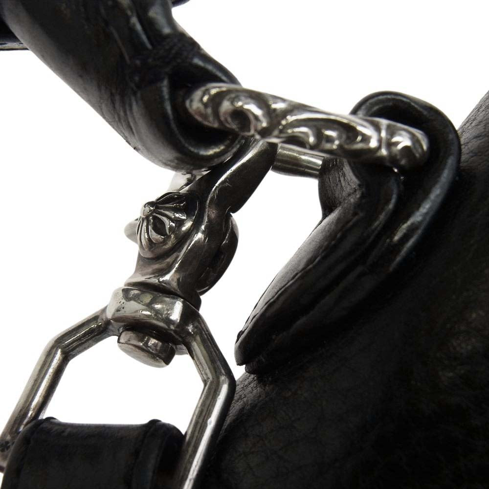 CHROME HEARTS クロムハーツ（原本無） DOC ADAMS スモール CHクロス 2WAY ハンド バッグ ブラック系【中古】