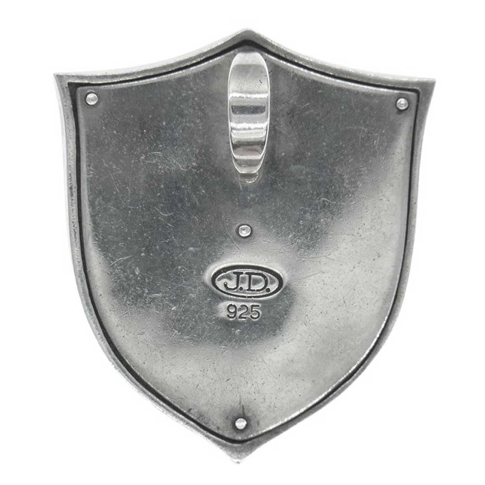 Justin Davis ジャスティンデイビス SPJ103 SHIELD PENDANT クラウン シールド ペンダント トップ【中古】