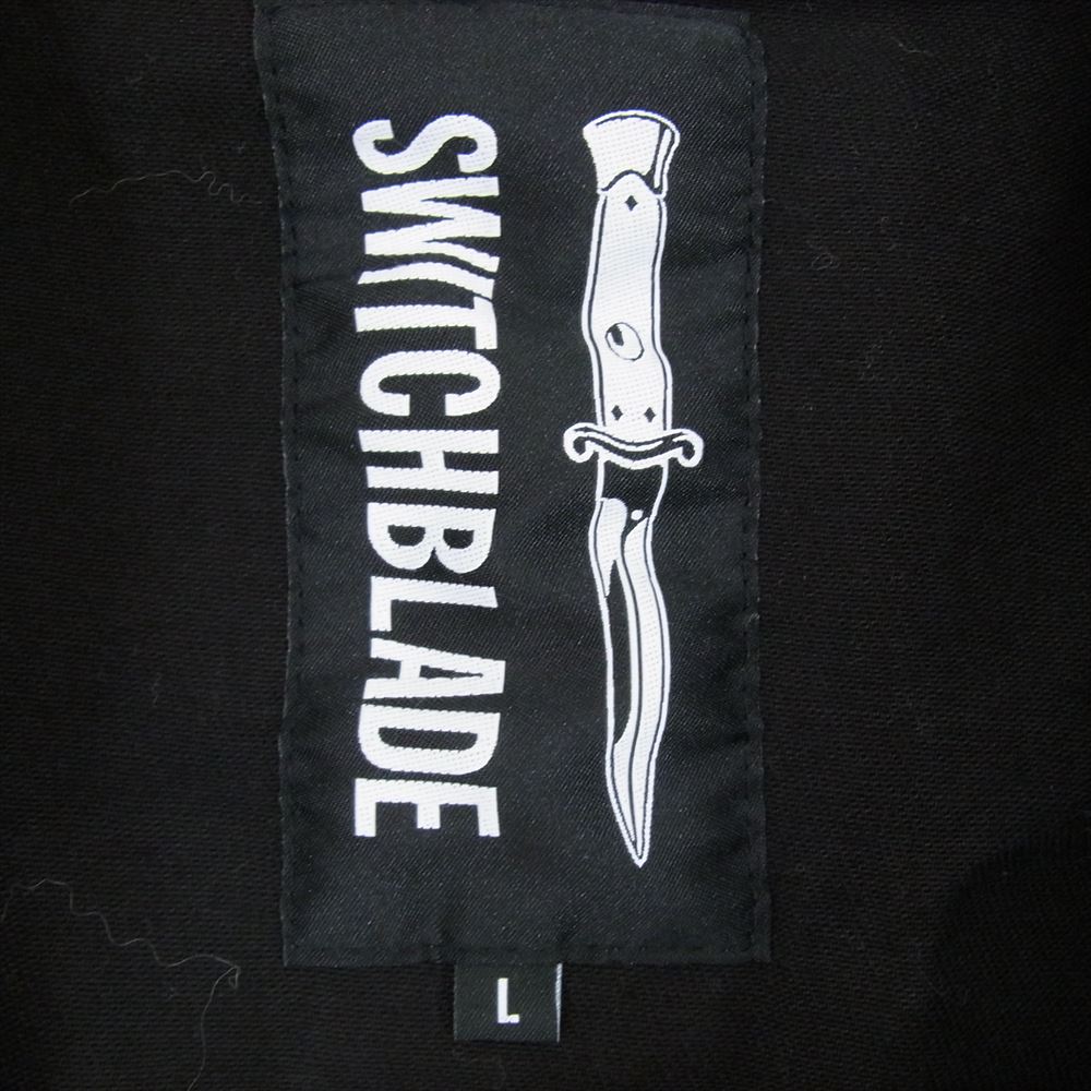 スイッチ ブレード 1001302 GRAPHIC PRINT DENIM JKT BLACK グラフィック プリント デニムジャケット ブラック系 L【中古】