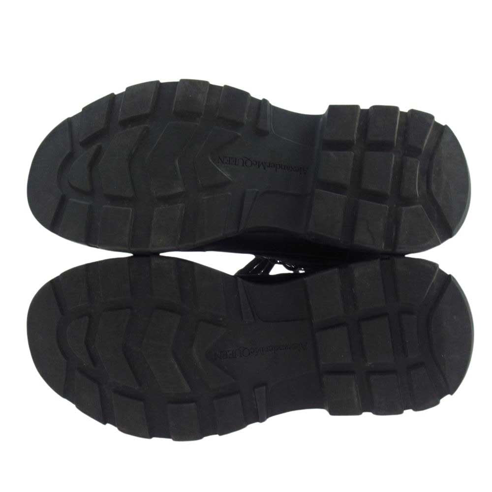 Alexander McQueen アレキサンダーマックイーン Tread Slick トレッドスリック ハイカットスニーカー ブラック系 41【中古】