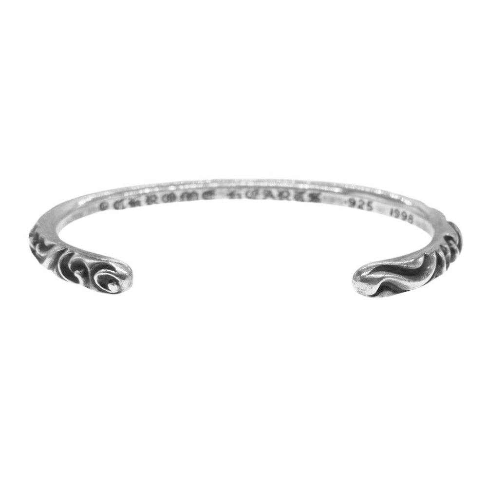 CHROME HEARTS クロムハーツ（原本無） BANGLE SCROLL スクロール バンド シルバー ブレスレット バングル シルバー系【中古】