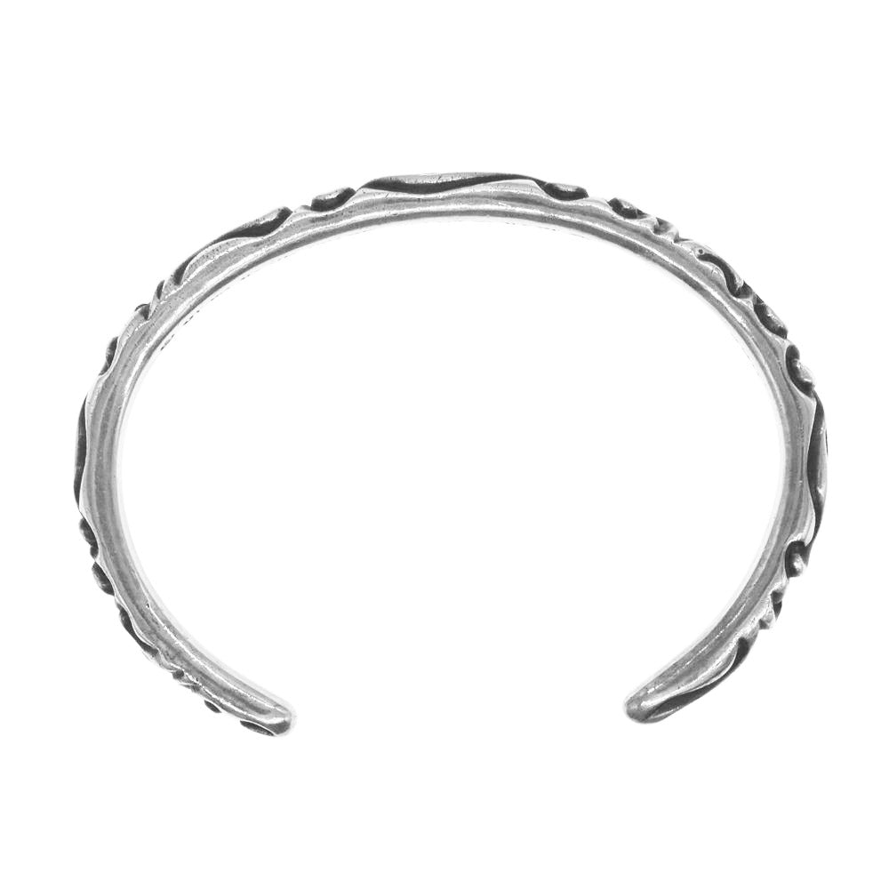 CHROME HEARTS クロムハーツ（原本無） BANGLE SCROLL スクロール バンド シルバー ブレスレット バングル シルバー系【中古】