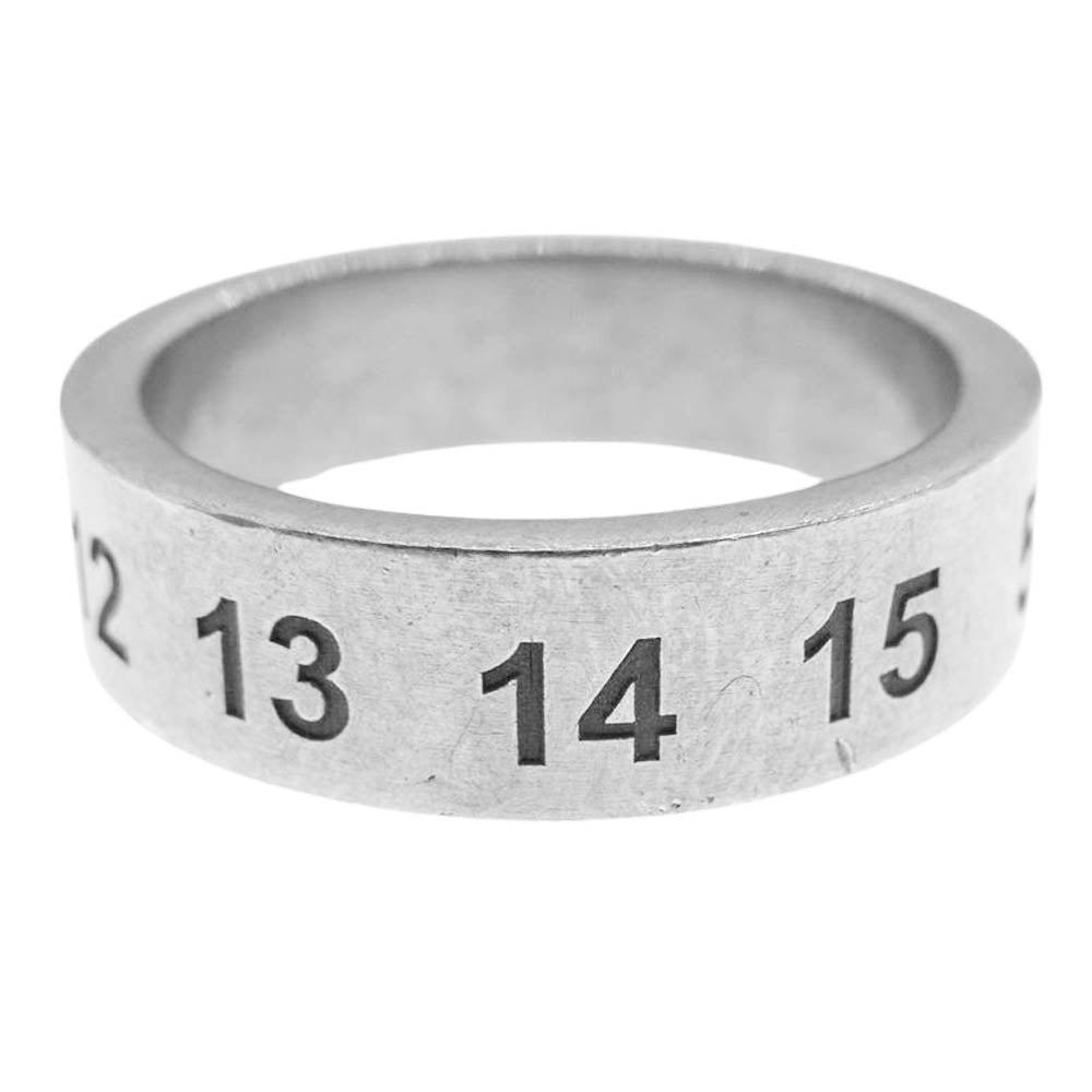 MAISON MARGIELA メゾンマルジェラ ロゴ ナンバーリング SV925 シルバー リング シルバー系 21号【中古】