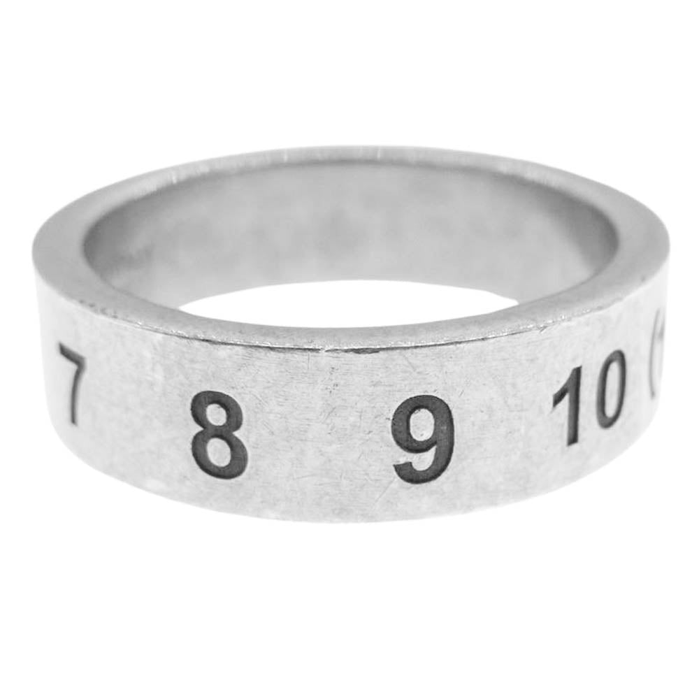 MAISON MARGIELA メゾンマルジェラ ロゴ ナンバーリング SV925 シルバー リング シルバー系 21号【中古】