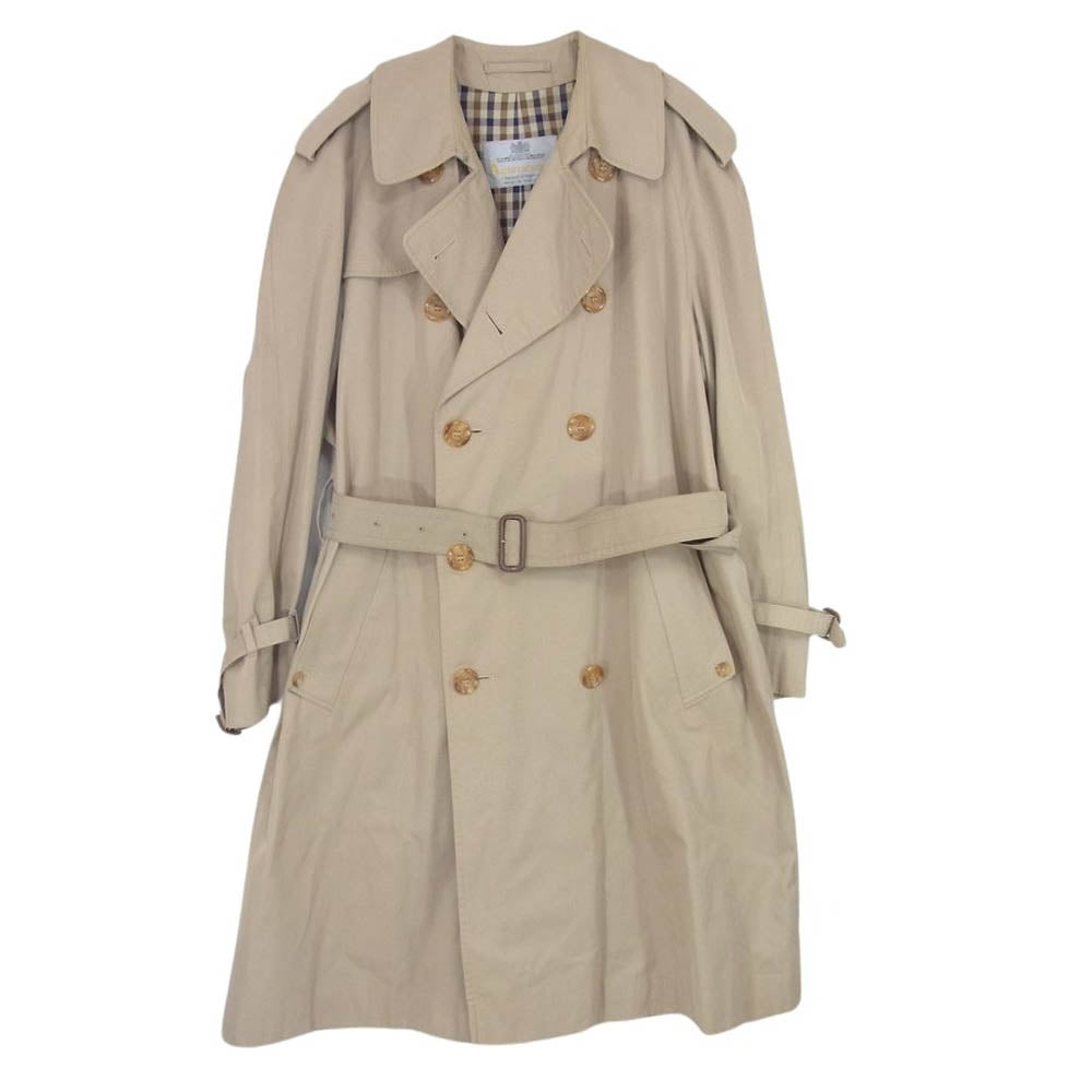 Aquascutum アクアスキュータム ネーム入り 英国製 ベルト付き  