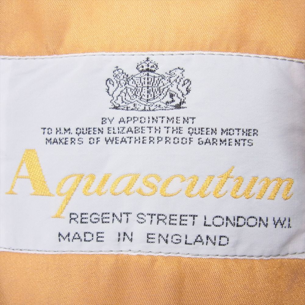 Aquascutum アクアスキュータム 4228 ネーム入り 英国製 ライナー付き