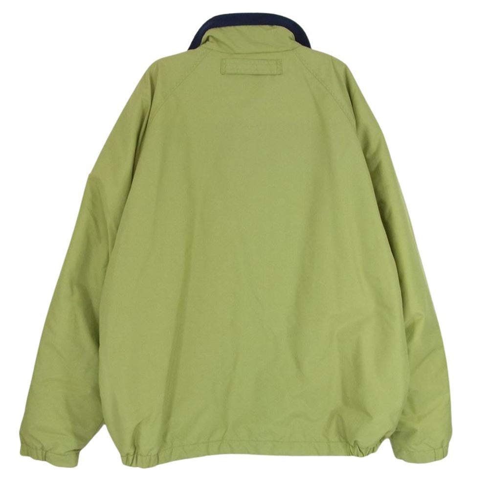 BURBERRY バーバリー THOMAS BURBERRY 袖ワッペン ジップアップ ナイロン ジャケット ブルゾン グリーン系 L【中古】