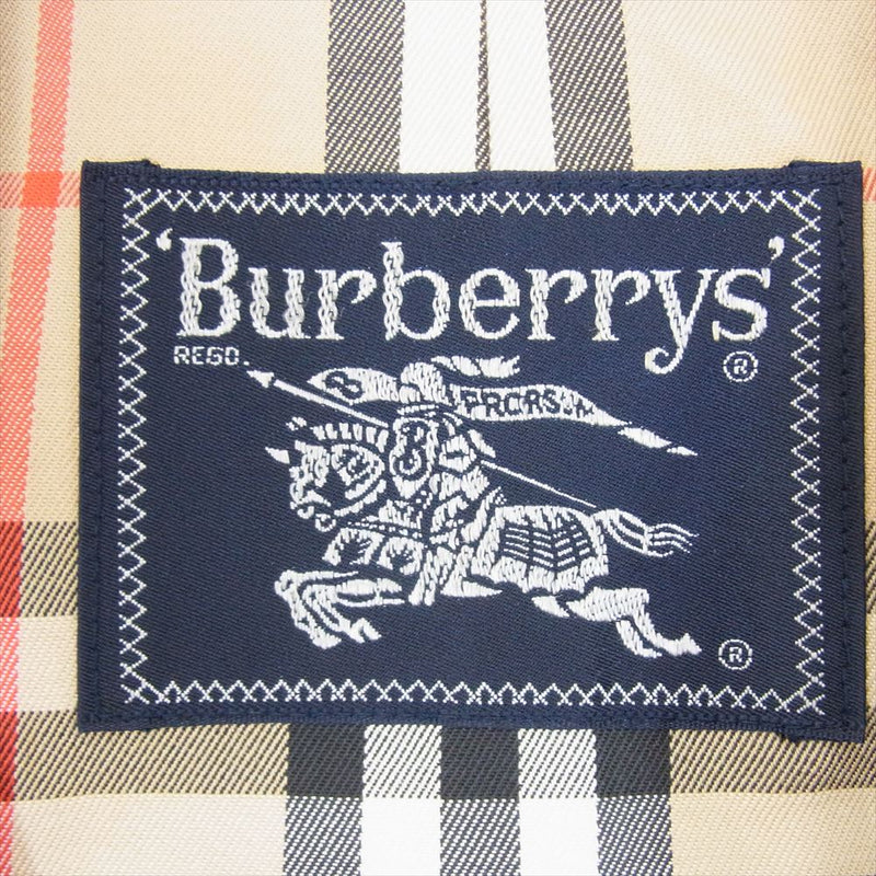 BURBERRY バーバリー WR050-902-46 BURBERRYS ネーム入り 裏地チェック ステンカラー コート ベージュ系 サイズ表記無【中古】