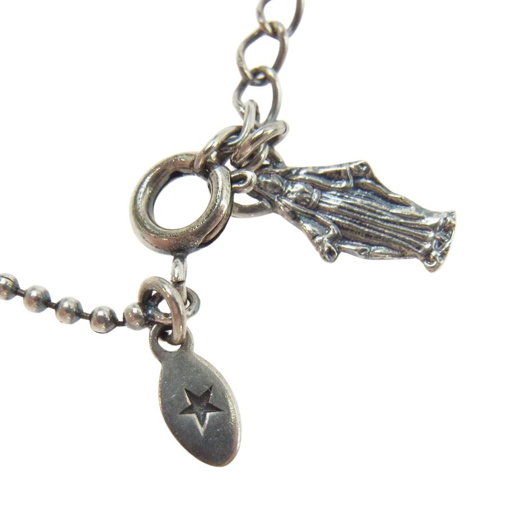 amp japan アンプジャパン ターコイズ チェーン付き ペンダント ネックレス シルバー系 ブルー系【中古】