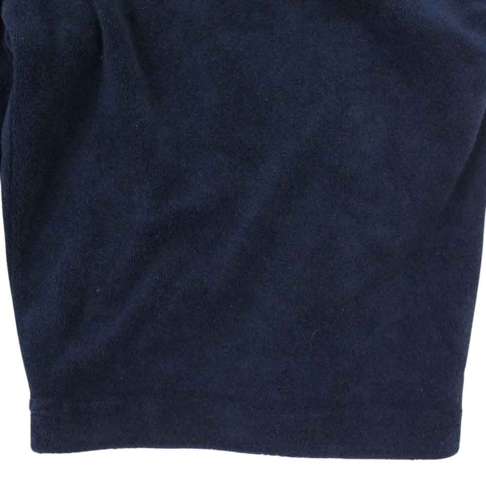 STUSSY ステューシー Terry(stussy short pant パイル地 ショート パンツ  ネイビー系 M【新古品】【未使用】【中古】