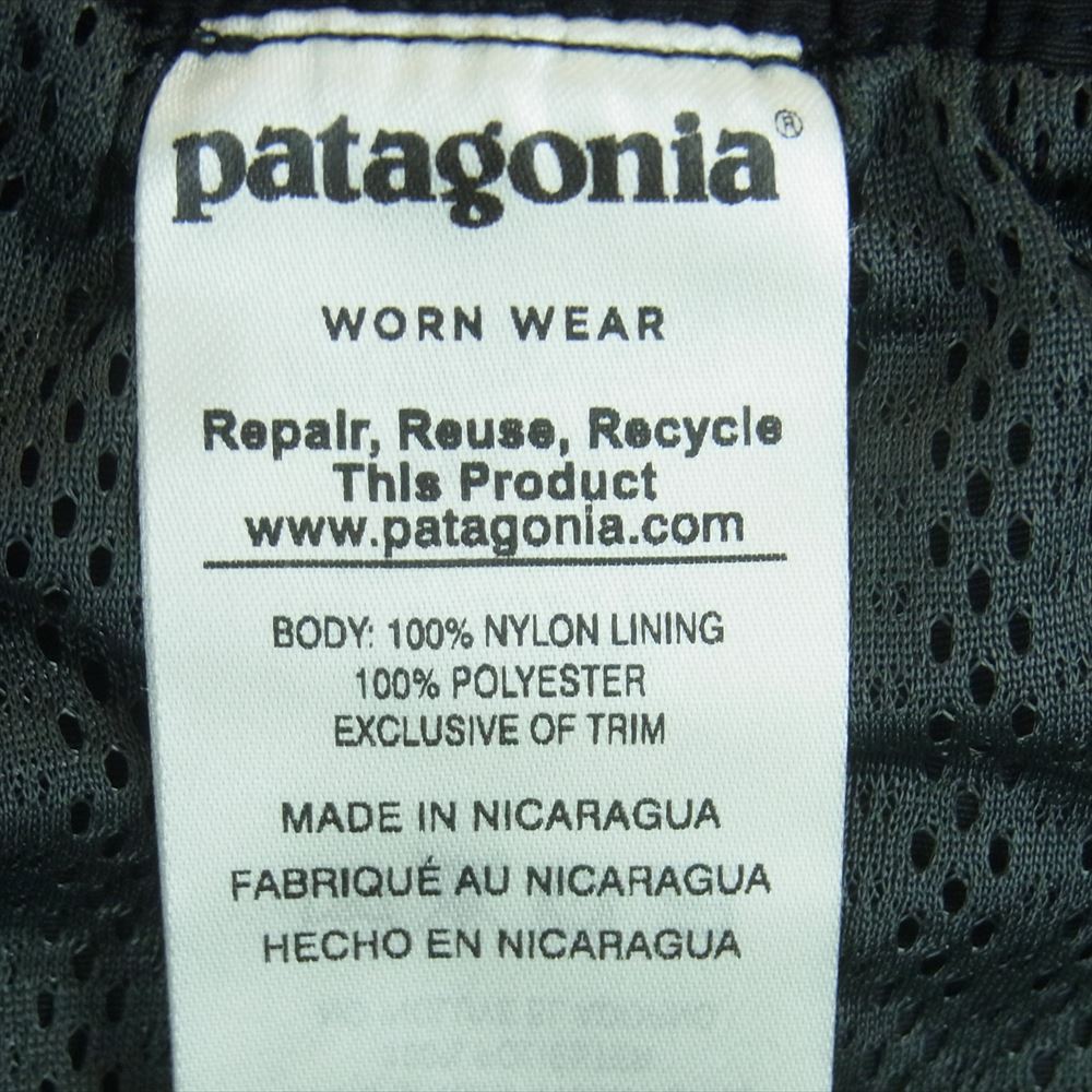 patagonia パタゴニア 58034 Baggies Longs バギーズ ロング 7インチ バギー ショーツ ショート パンツ ブラック系 M【極上美品】【中古】