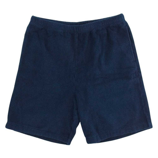 Supreme シュプリーム 16SS Terry shorts テリー ショーツ パイル地 バックロゴ ショート ハーフ パンツ ネイビー系 M【中古】