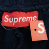 Supreme シュプリーム 16SS Terry shorts テリー ショーツ パイル地 バックロゴ ショート ハーフ パンツ ネイビー系 M【中古】