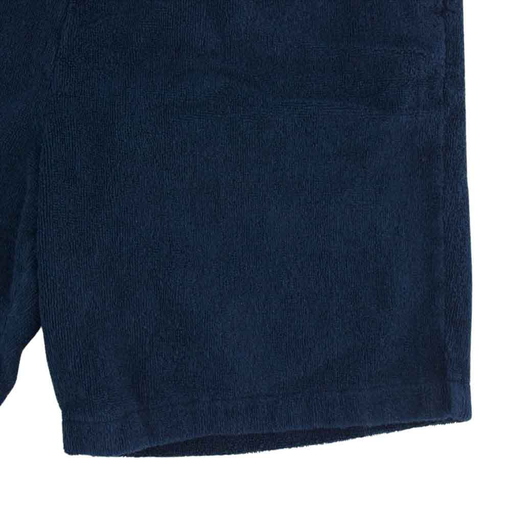 Supreme シュプリーム 16SS Terry shorts テリー ショーツ パイル地 バックロゴ ショート ハーフ パンツ ネイビー系 M【中古】