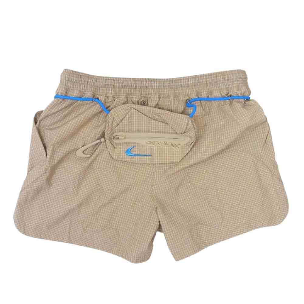 NIKE ナイキ × OFF WHITE オフホワイト NRG Woven Shorts ウブン ショーツ ショート パンツ ブラウン系 2XL【極上美品】【中古】