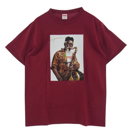Supreme シュプリーム 20AW Pharoah Sanders Tee ファラオ サンダース プリント Tシャツ  ワインレッド系 L【新古品】【未使用】【中古】