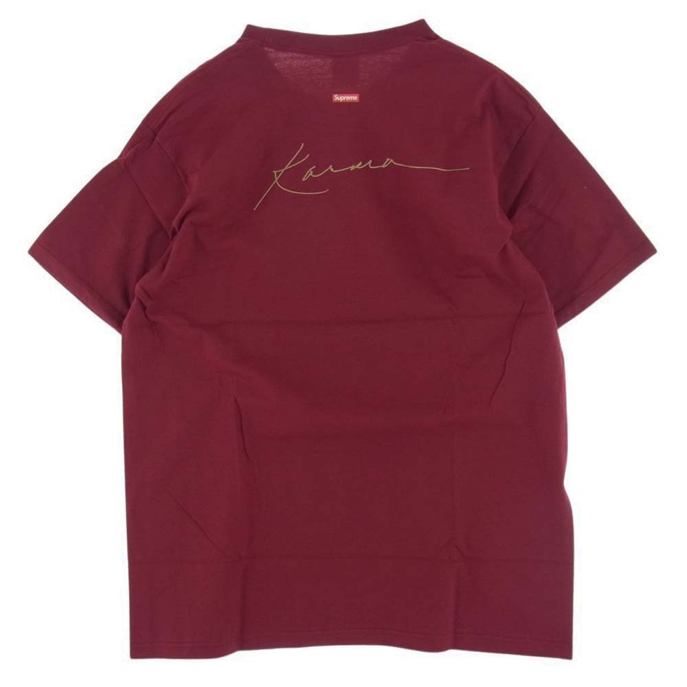Supreme シュプリーム 20AW Pharoah Sanders Tee ファラオ サンダース プリント Tシャツ  ワインレッド系 L【新古品】【未使用】【中古】