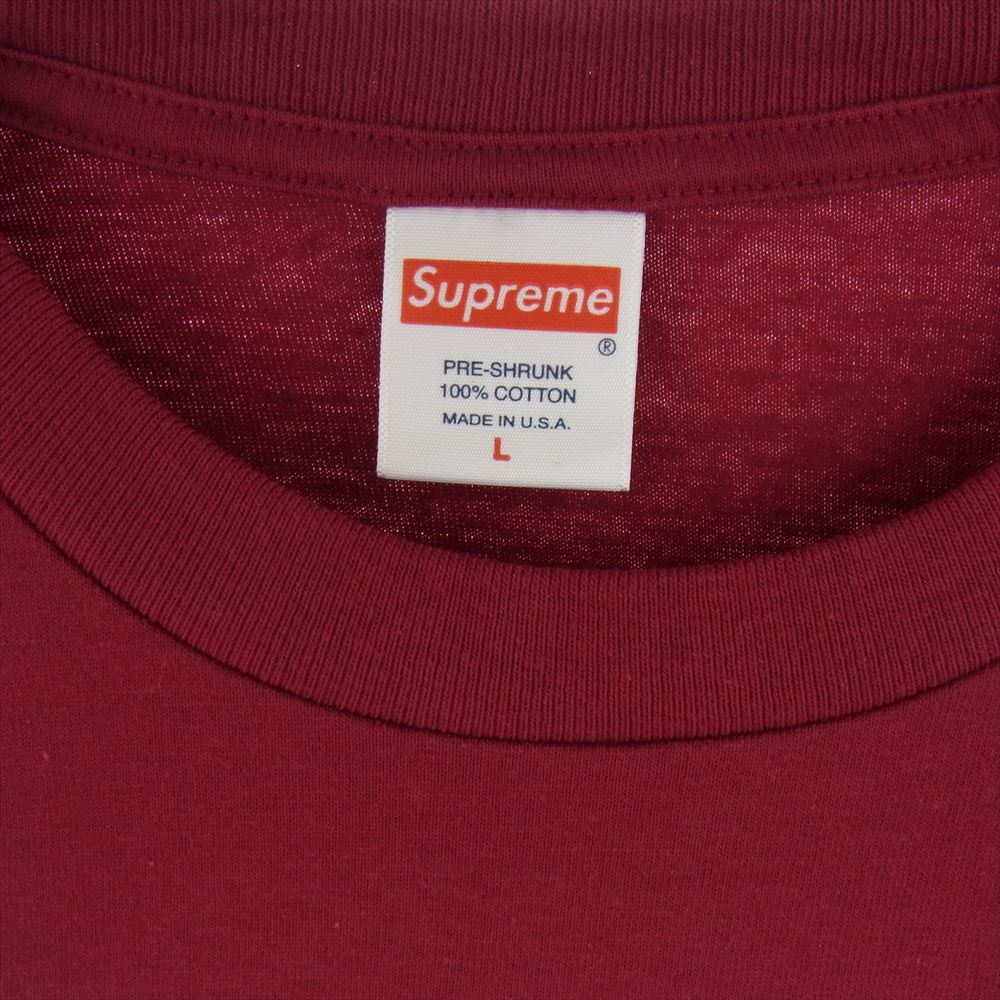 Supreme シュプリーム 20AW Pharoah Sanders Tee ファラオ サンダース プリント Tシャツ  ワインレッド系 L【新古品】【未使用】【中古】