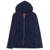 Supreme シュプリーム 16SS Terry Zip Up Sweat テリー ジップアップ スウェット パイル地 バックロゴ フーディー パーカー ネイビー系 M【中古】