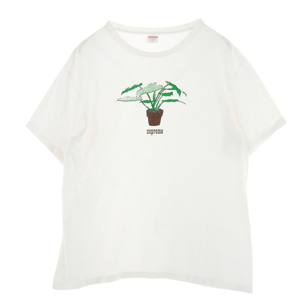 Supreme シュプリーム 17AW Plant Tee プラント 半袖 Tシャツ ホワイト系 XL【中古】