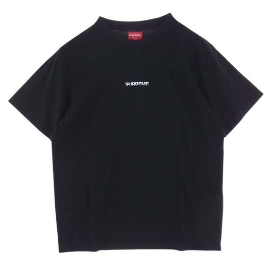 Supreme シュプリーム 19AW Internationale S/S Top ロゴ プリント 半袖 Tシャツ ブラック系 M【美品】【中古】