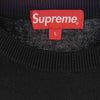 Supreme シュプリーム 18SS Checkered Panel Crewneck Sweater チェッカー パネル クルーネック セーター ブラック系 M【中古】
