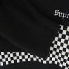 Supreme シュプリーム 18SS Checkered Panel Crewneck Sweater チェッカー パネル クルーネック セーター ブラック系 M【中古】