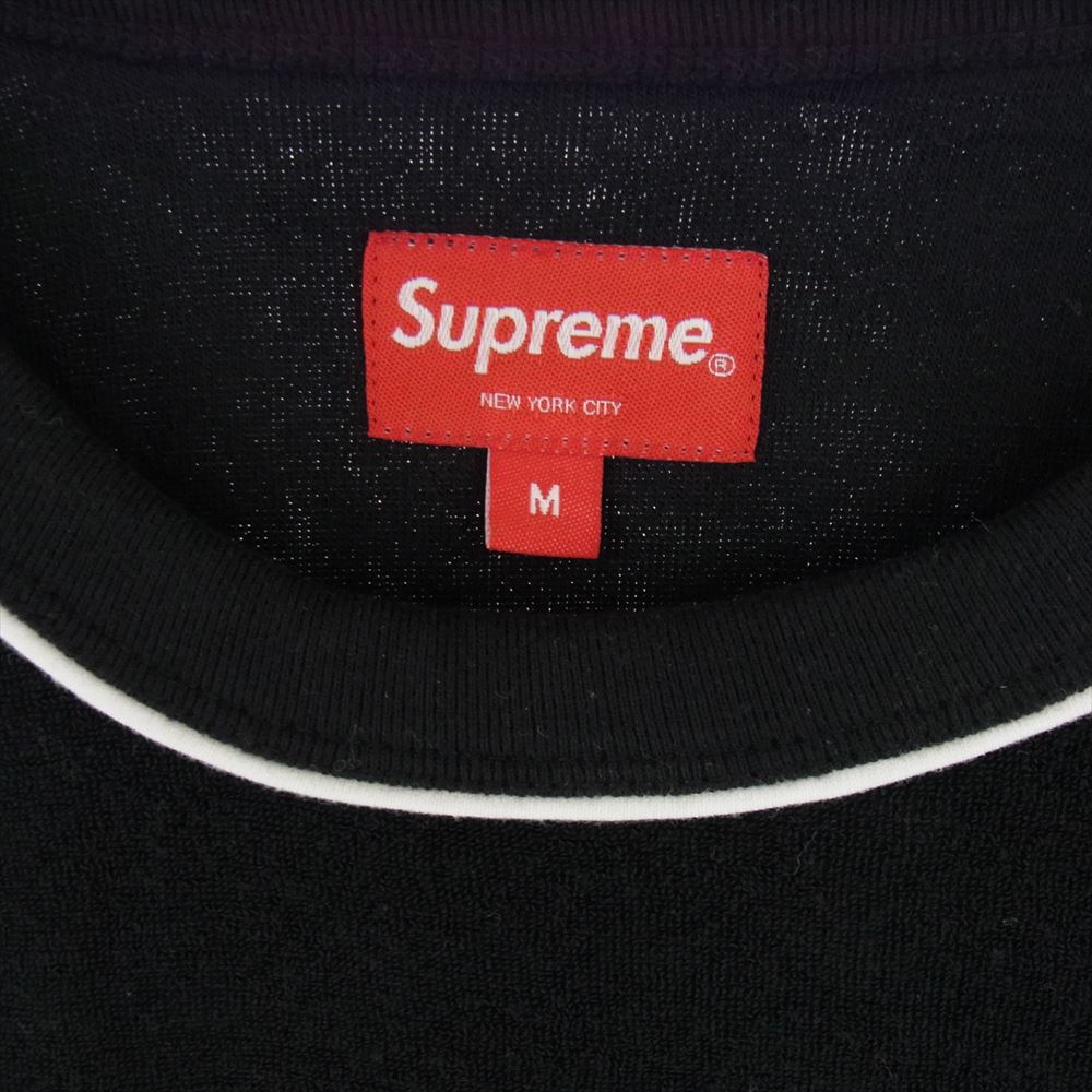 Supreme シュプリーム 23SS Terry Raglan S/S Top テリー ラグラン 半袖 Tシャツ ブラック系 M【中古】
