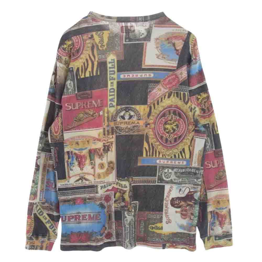 Supreme シュプリーム 22AW Republica Thermal リパブリカ サーマル 長袖 Tシャツ マルチカラー系 M【中古】