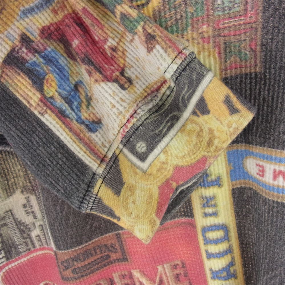 Supreme シュプリーム 22AW Republica Thermal リパブリカ サーマル 長袖 Tシャツ マルチカラー系 M【中古】