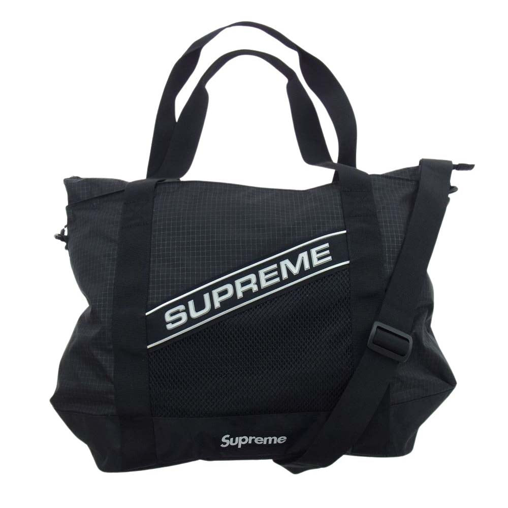 Supreme シュプリーム 22AW Tote Bag Xpac ボックスロゴ 2WAY ショルダー トート バッグ ブラック系【美品】【中古】