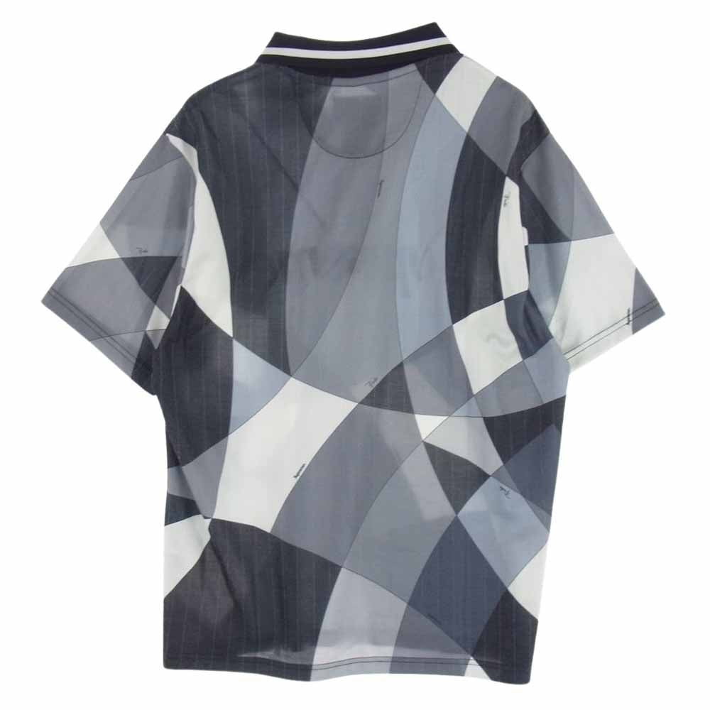 Supreme シュプリーム 21SS Emilio Pucci Soccer Jersey エミリオ プッチ サッカー ジャージ 半袖 Tシャツ グレー系 M【美品】【中古】