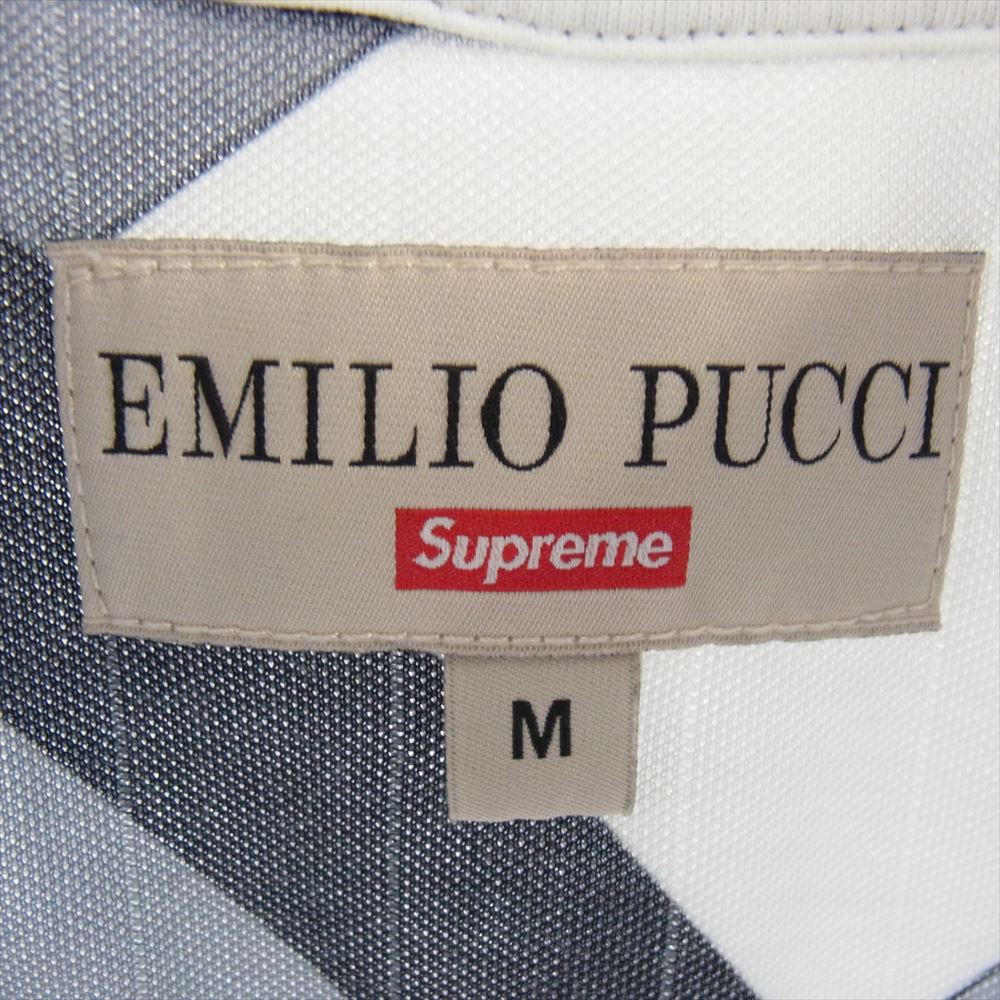 Supreme シュプリーム 21SS Emilio Pucci Soccer Jersey エミリオ プッチ サッカー ジャージ 半袖 Tシャツ グレー系 M【美品】【中古】