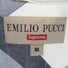 Supreme シュプリーム 21SS Emilio Pucci Soccer Jersey エミリオ プッチ サッカー ジャージ 半袖 Tシャツ グレー系 M【美品】【中古】