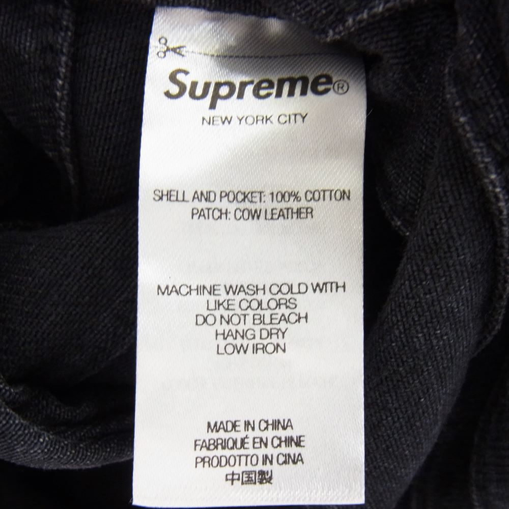 Supreme シュプリーム 22AW Layered Denim Trucker Jacket レイヤード デニム トラッカー ジャケット ブラック系 L【美品】【中古】